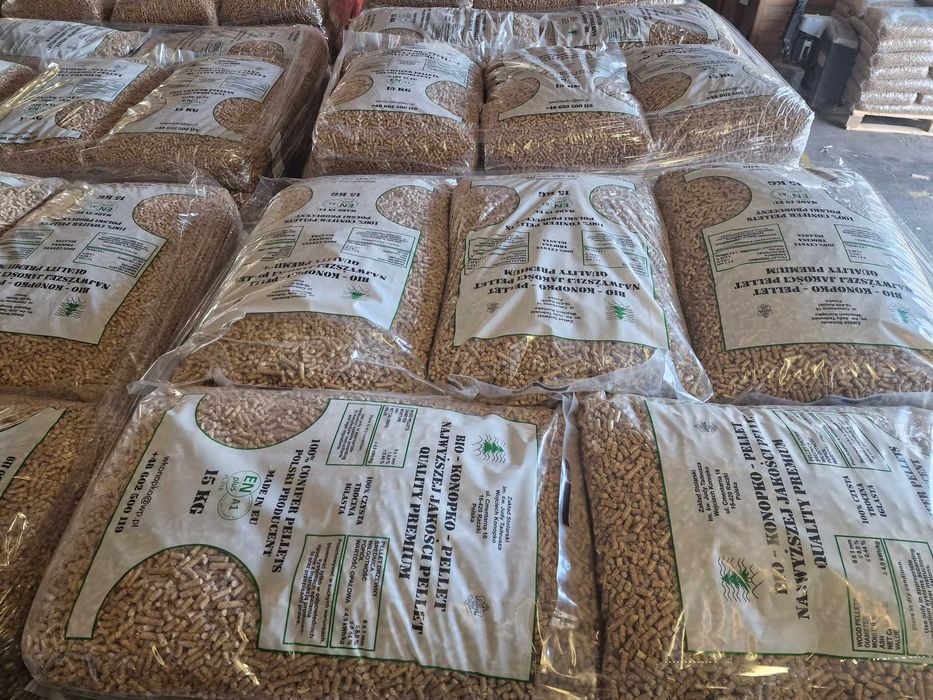 Pellet 6 mm Certyfikat ENplus A1 Bio Konopko Pellet Raczki Producent