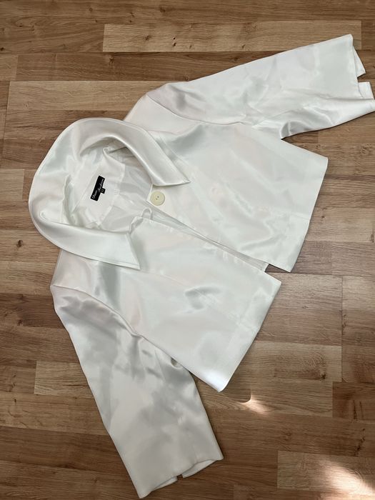Krótka marynarka żakiet damski L/XL