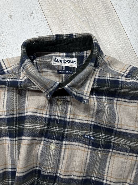 Сорочка Barbour фланель тактична сорочка трекінгова сорочка outdoor y2k