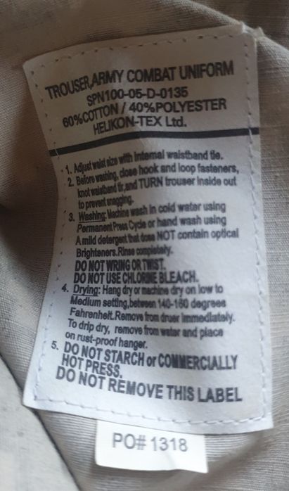 Spodnie ACU Helikon XL nie używane