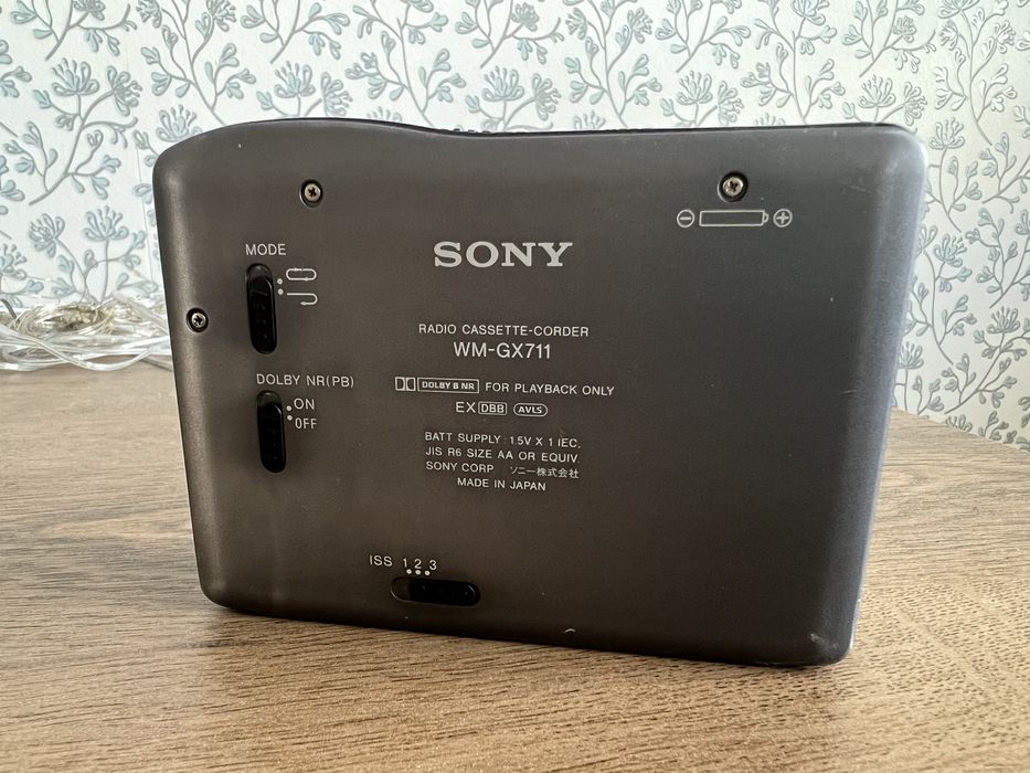 Касетний пишучий плеєр SONY wm gx 711