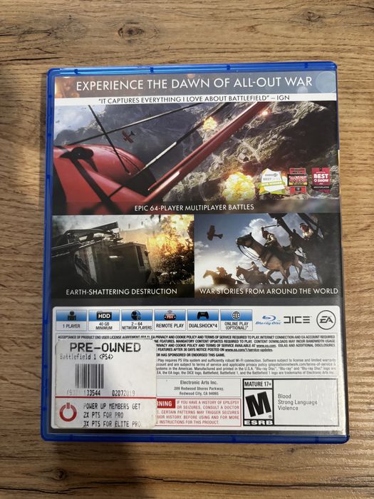 Battlefield 1 ps4