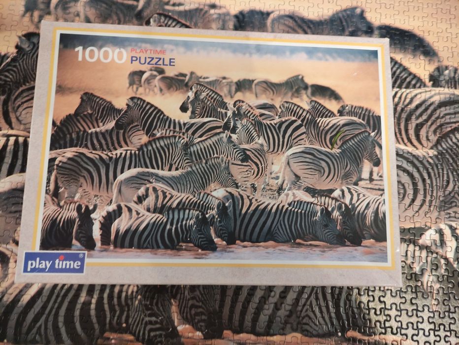 Puzzle 1000 playtime  zebry
