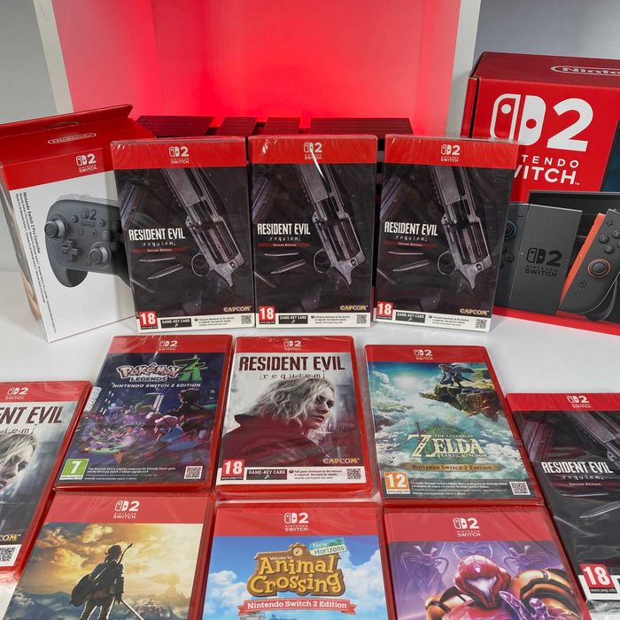 Nintendo Switch 2 Resident Evil Requiem Deluxe Edition Steelbook Нова