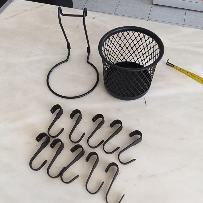 Recipiente Hultarp IKEA+ganchos