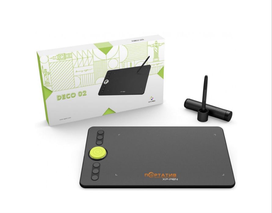Xp pen deco 02 графічний планшет