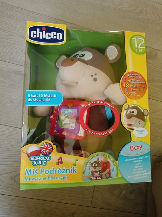 Interaktywny miś podróżnik Chicco