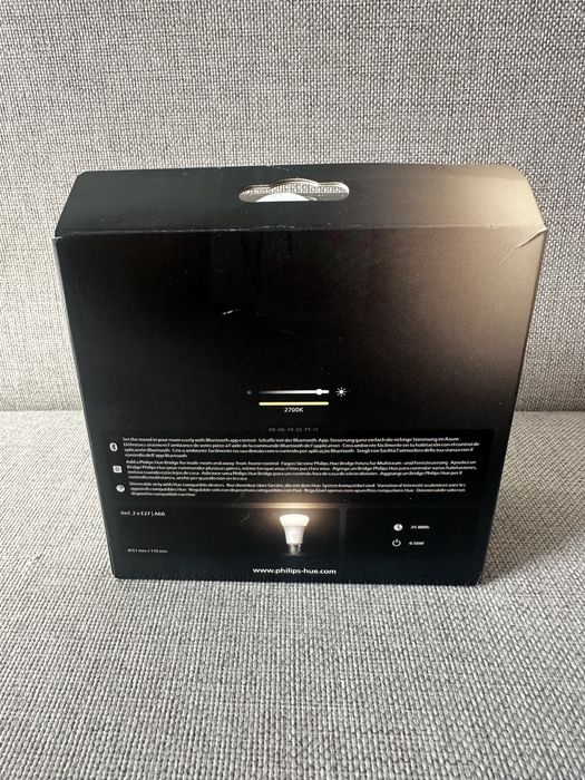 Philips hue 1100 White - dwie żarówki e27