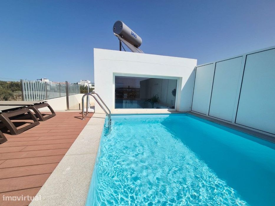 T2 com Rooftop, Piscina Infinity e Vista Mar - Vila Nova de Milfontes