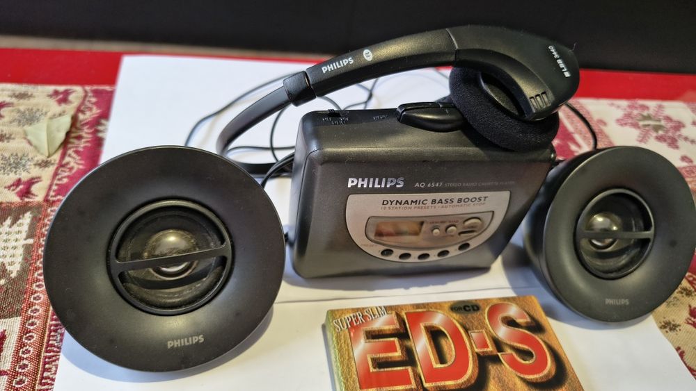 Philips AQ 6547 walkman radio cassetete a funcionar