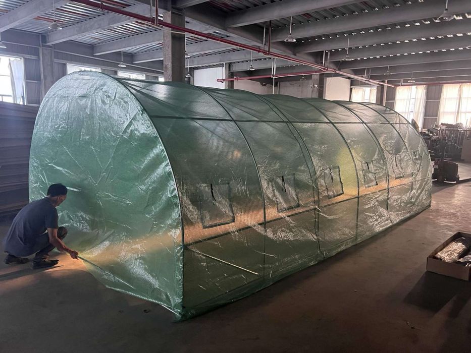 Теплиця садова парник для городу з вікнами! Теплица! Парник