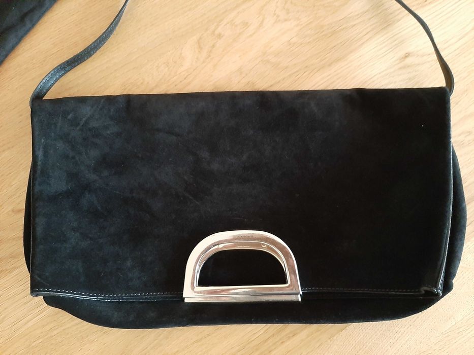 Skórzana torebka Massimo Dutti
