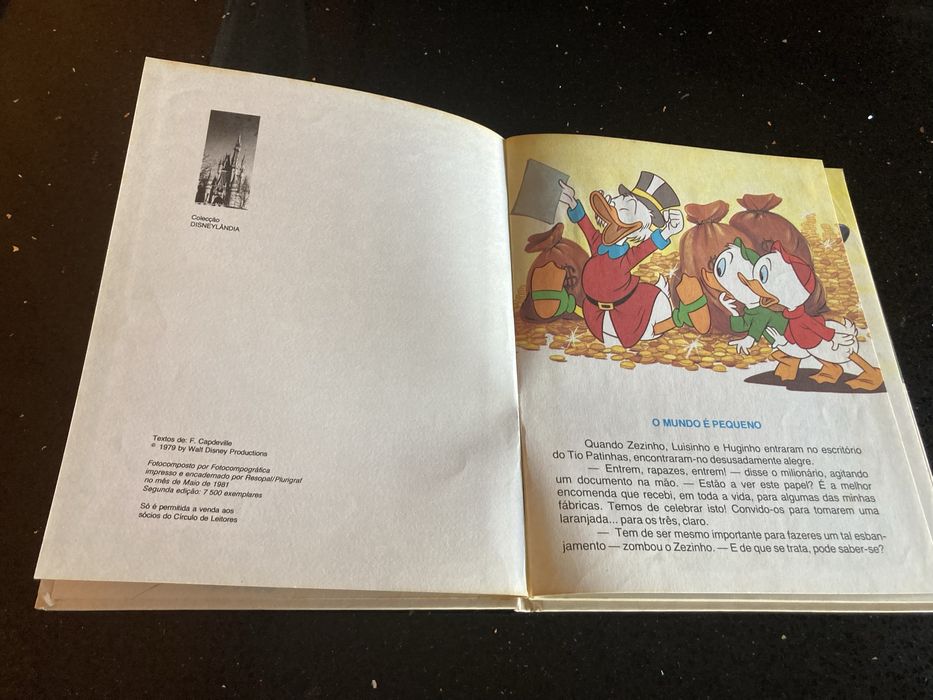 2 volumes de Banda Desenhada Walt Disney