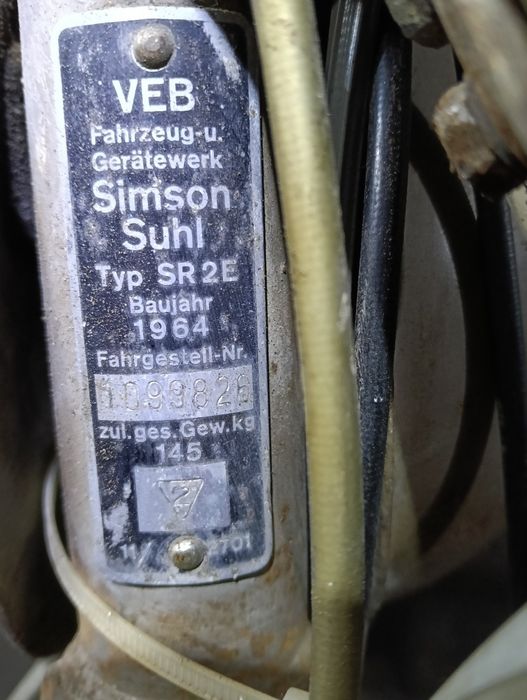Simson Sr 2 sprawny