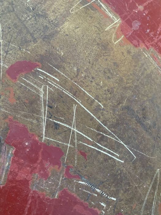 Матеріал Бронзовий, латунний лист 59,5×28см 2,1 кг