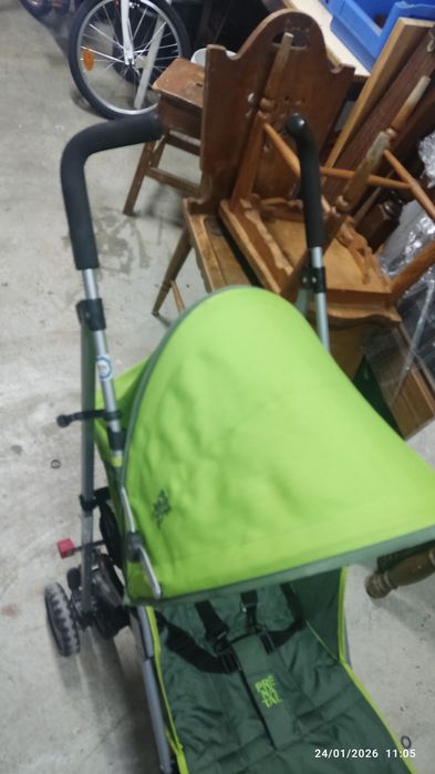 Carrinho bengala pré Natal com cesto