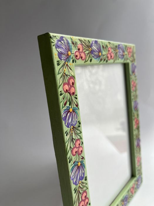 Рамка для фото з петриківським розписом