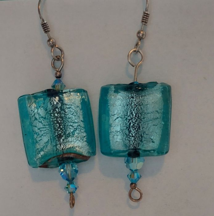 Kolczyki szkło Murano