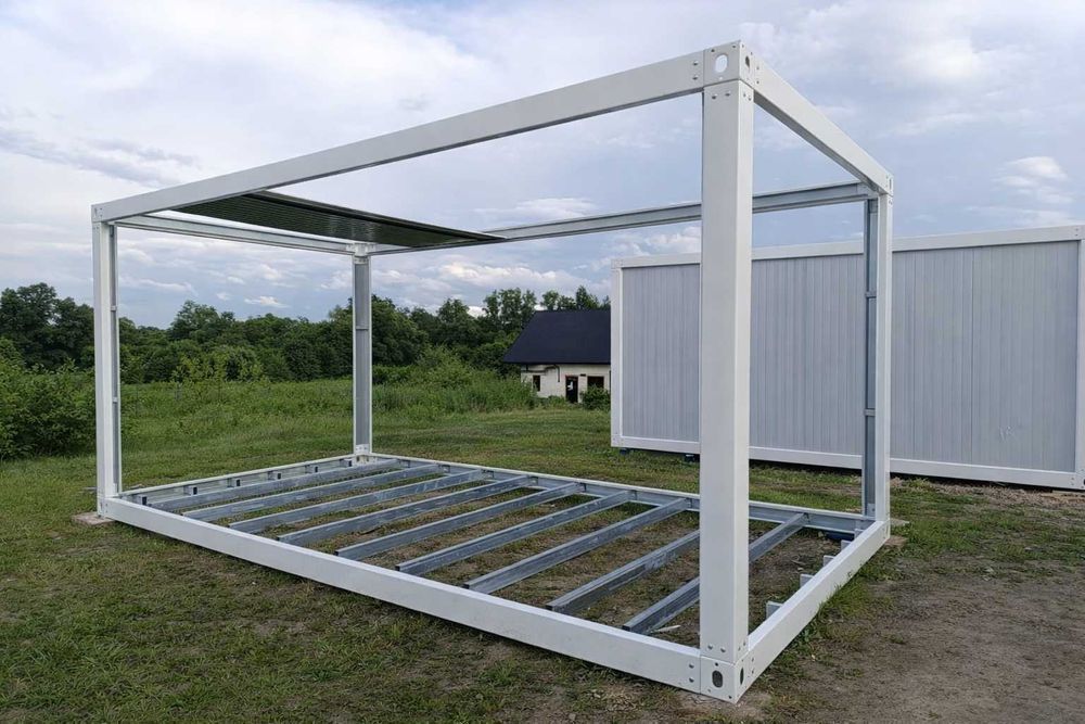 Rama kontenerowa 3x3 4x3 5x3 6x3 7x3 modułowa producent dostawa od ręki w częściach