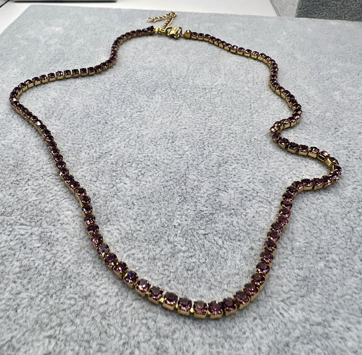 Colar Riviera 3mm em Aço Inoxidável – Banho Ouro 18k