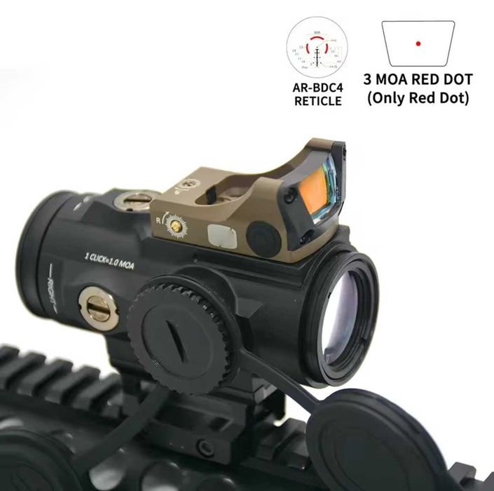 Комплект Vortex Spitfire 5x Prism II + Dawn Force M1 Reflex Red