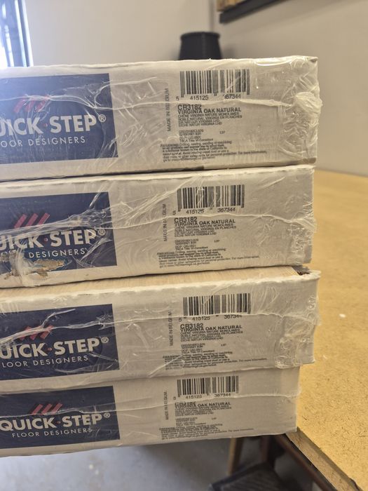 Panele Quick-Step Creo Dąb Naturalny Virginia CR3182 /4 paczki  ok. 6 m² / Nowe