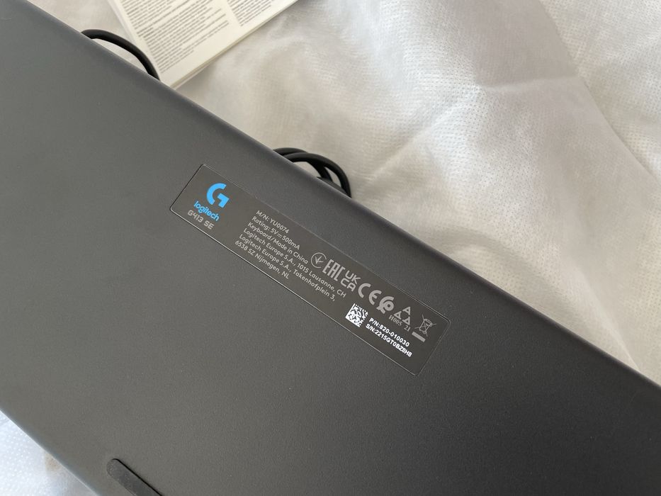 Logitech G413 SE Klawiatura Gaming Mechaniczna LED pełnowymiarowa NOWA