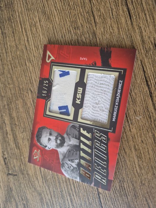 Karta kolekcjonerska ksw Mariusz Książkiewicz