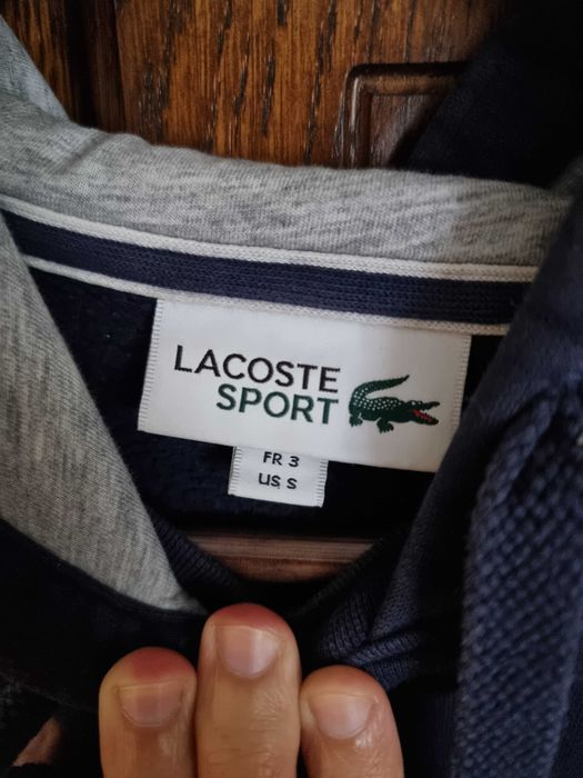 Granatowa bluza Lacoste S