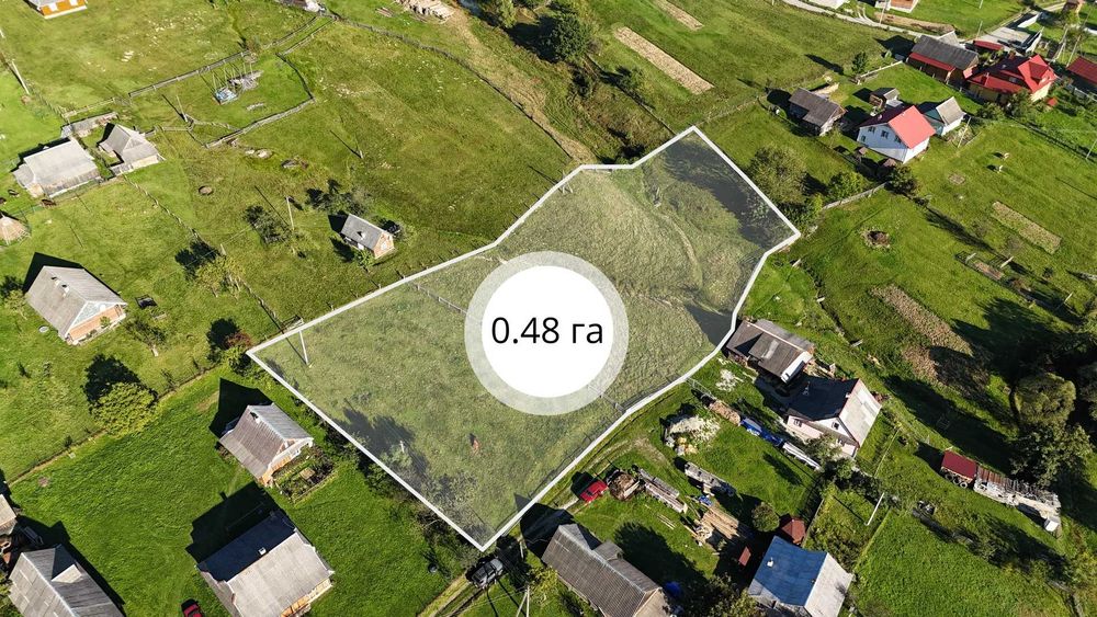 Земельна ділянка в Микуличині 0.48 га