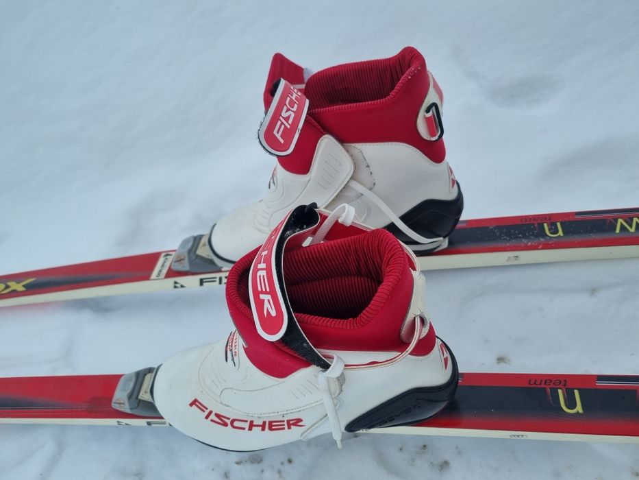 Narty biegowe Fischer XC Crown 210 cm + buty Fischer 40 2/3