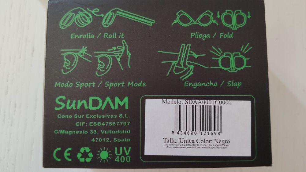 Óculos Sol SunDam Pretos