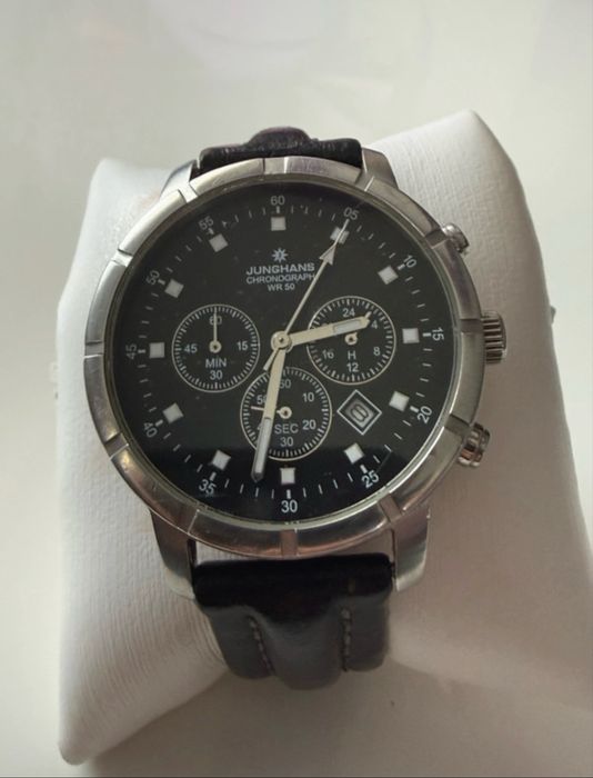 Junghans Chronograph WR 50 - zegarek męski kwarcowy.