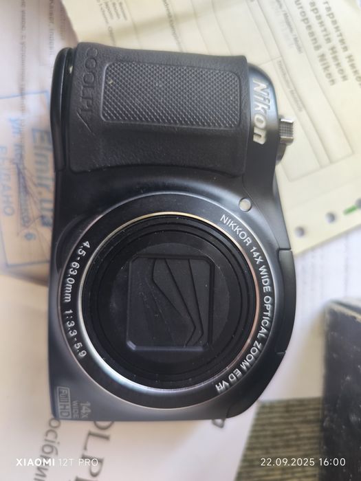 Продам фотоаппарат Nikon Coolpix L620
