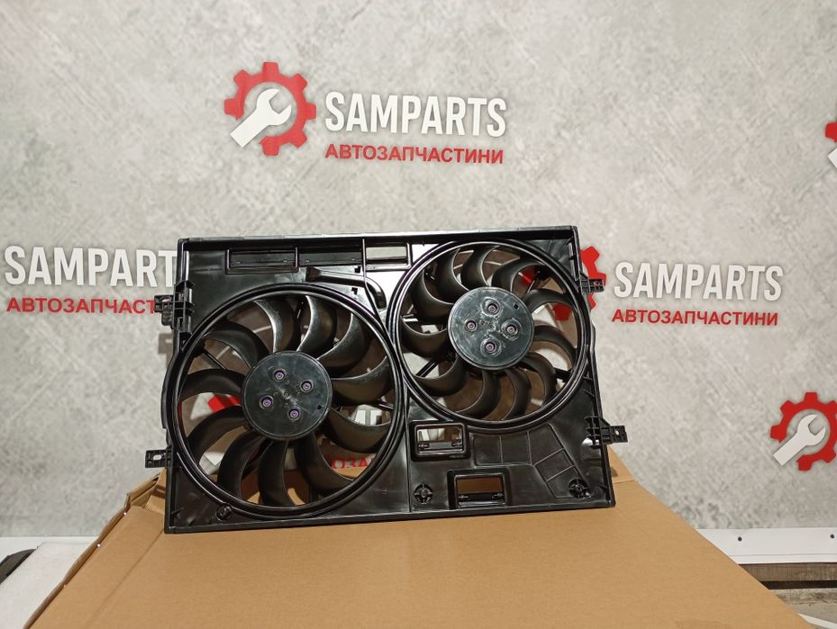 Volkswagen Tiguan 18+ диффузор в сборе