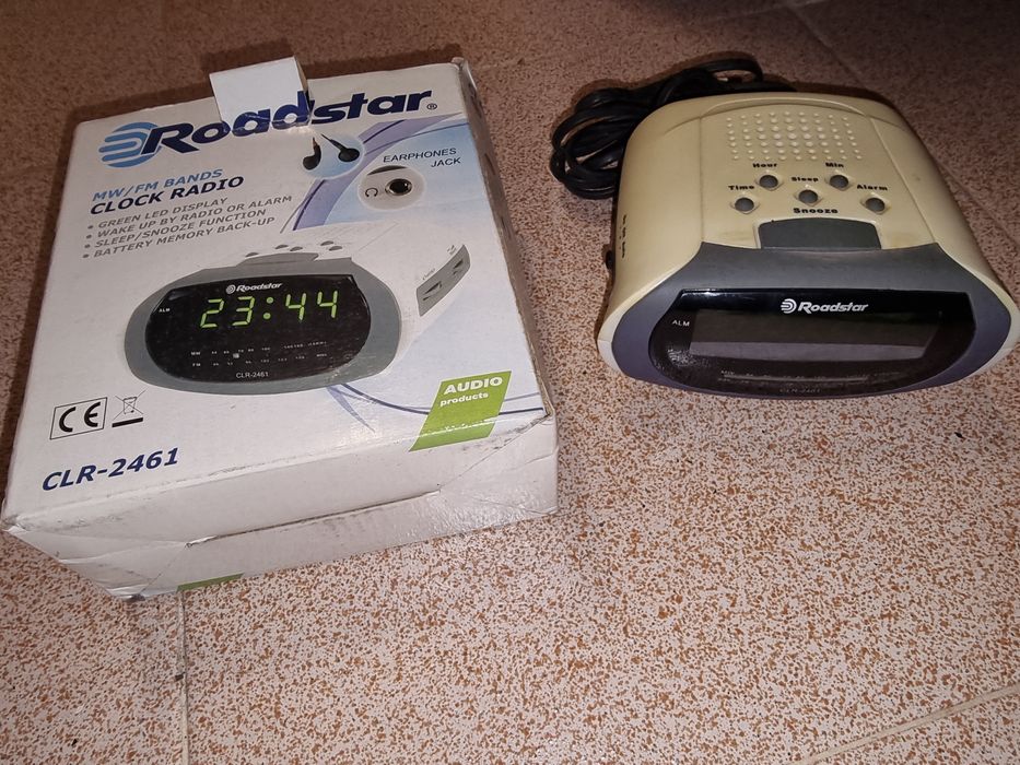 Rádio Despertador Roadstar