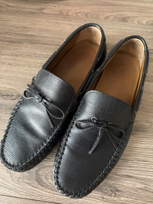 Мужские  кожаные мокасины Massimo Dutti