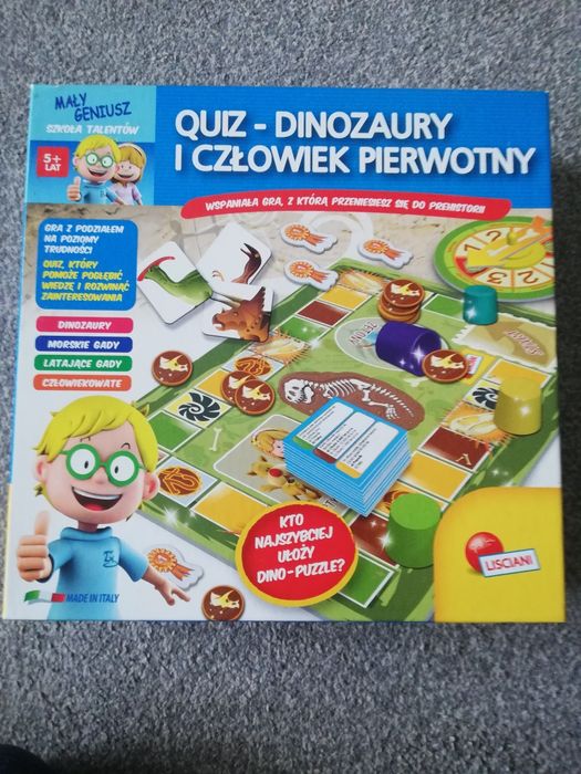 Gra edukacyjna Dinozaury i człowiek pierwotny