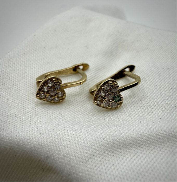 Kolczyki złote 0,88g 333 - SPOKO LOMBARD Skup Złota Kalisz