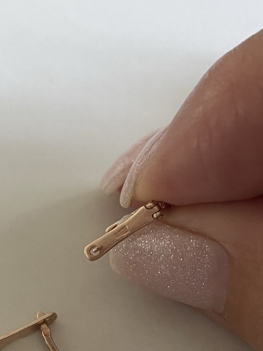 Детские сережечки золотые и серебряные