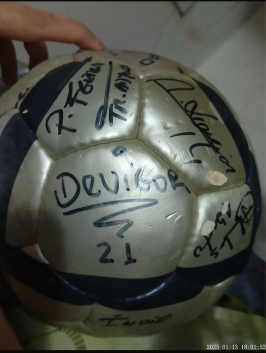 Bola Euro 2004 Assinada Adidas