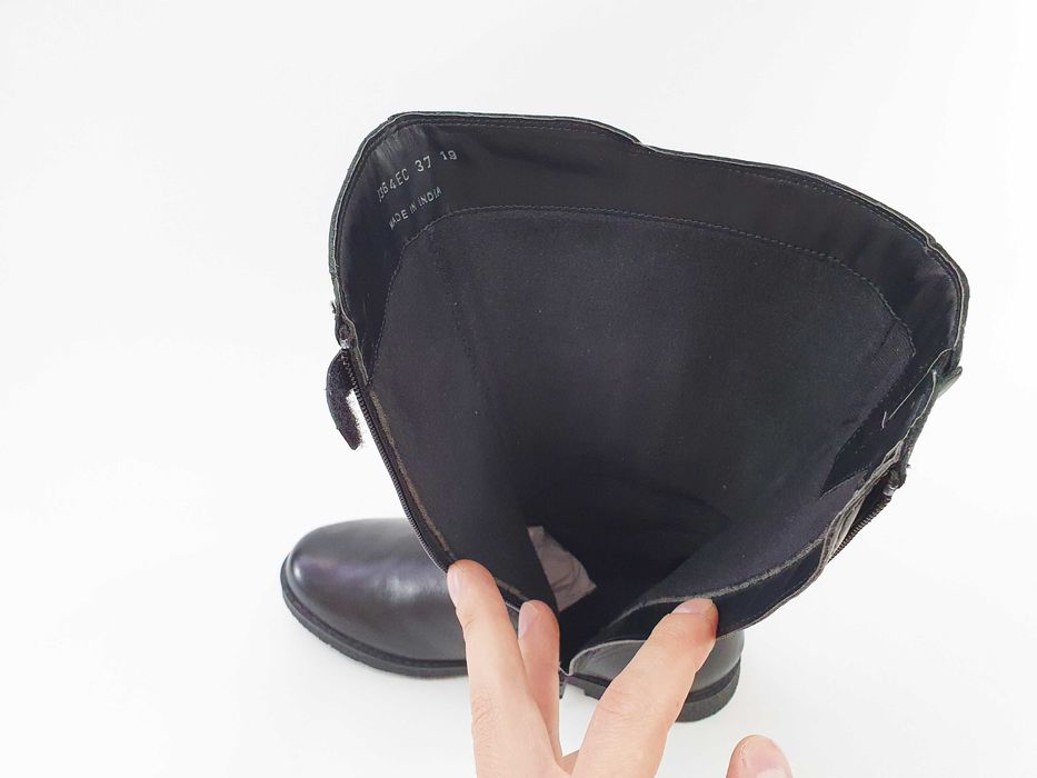 Женские сапоги GEOX J SHAWNTEL G.C 37 23.5 см 5 US черные