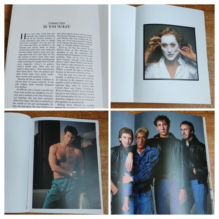 Рідкісна друкована збірка фото 1984 Annie Leibovitz