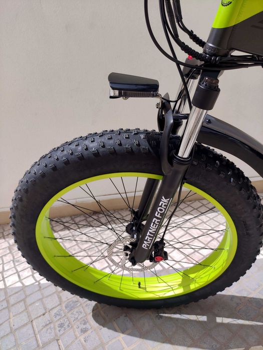 Bicicleta Elétrica 1500W, 48V, dobrável