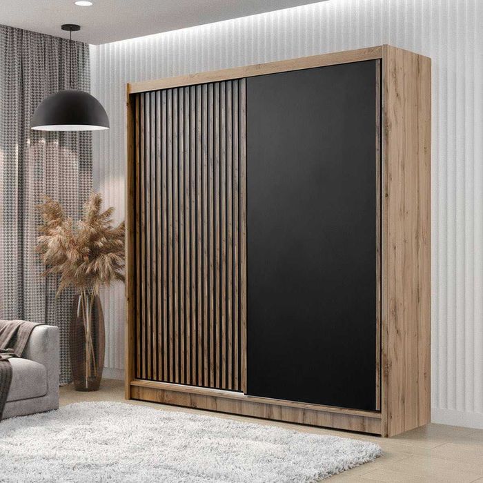 London 203x215x60 Szafa z lamelami