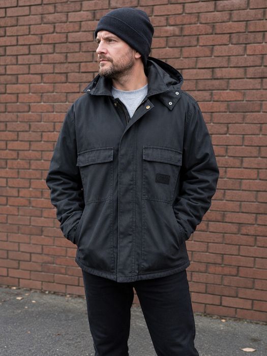Dickies kurtka męska ocieplana utility workwear szara  L