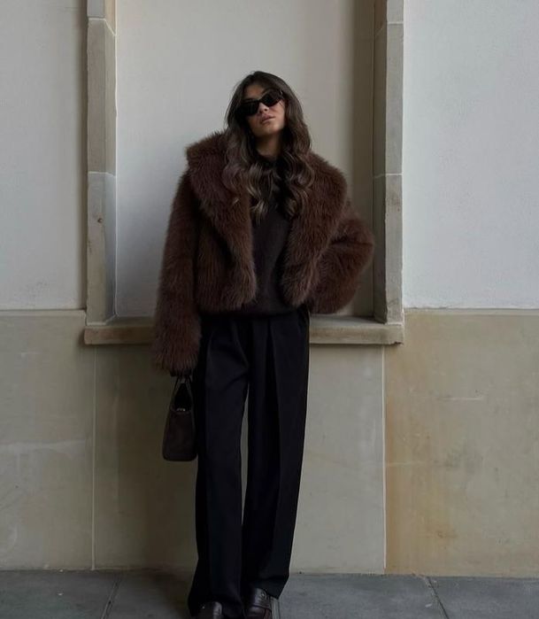 Шоколодна шуба, zara