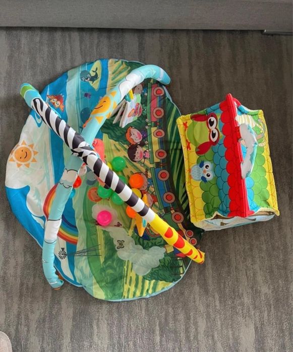 Parque bebe com acessorios