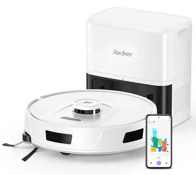 Robot sprzątający Redkey R11 LiDAR stacja autoopróżniania - NIEKOMPLETNY