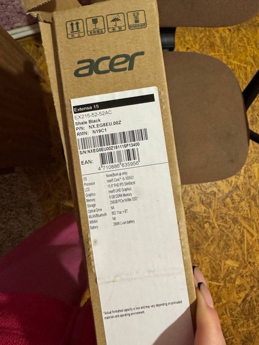 ноутбук acer extensa 15